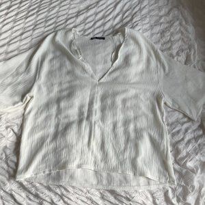 Zara White Shirt Size Small
